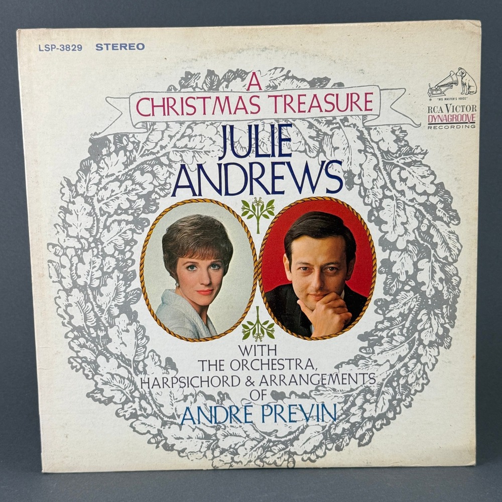 RCA Victor A Christmas Treasure Julie Andrews LP Vinyl 12" 1967 Stereo VERY GOOD